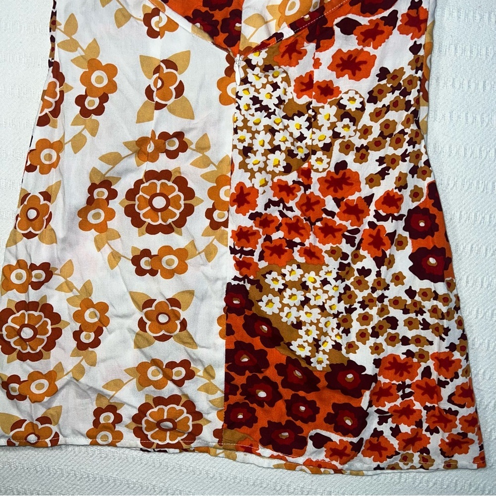Her Pony The Label Patti Halter Mini Dress Size XS Retro 70s Inspo Boho Festival - Picture 5 of 11